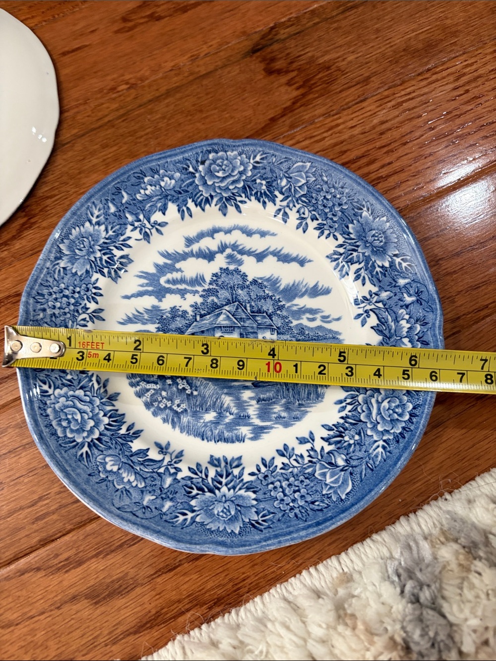 Salem China Co. Olde Staffordshire English Village transferware plate
- Set of 6 - Picture 3 of 3